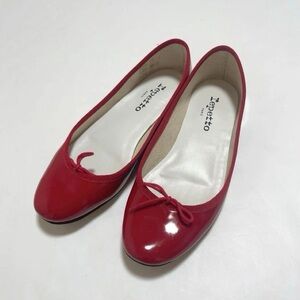 Repetto Glossy Red Flats